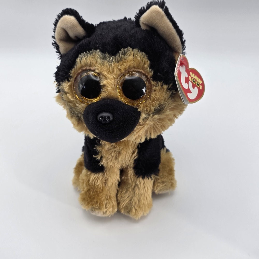 TY Beanie Boos - SPIRIT the German Shepherd‎ Dog Medium 7"  Plush Stuffed Toy